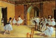 Edgar Degas Dance Foyer at the Opera France oil painting reproduction